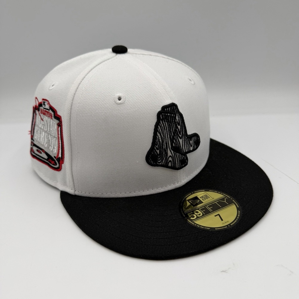 New Era 59Fifty Boston Red Sox Hat Cap Sz 7 White Fitted 1999 MLB All Star Game‎